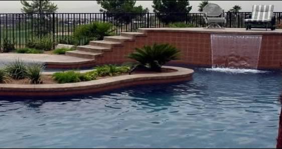 Las Vegas Residential and Commercial Swimming Pools, pool remodeling, decks, bbqs, water and rock features